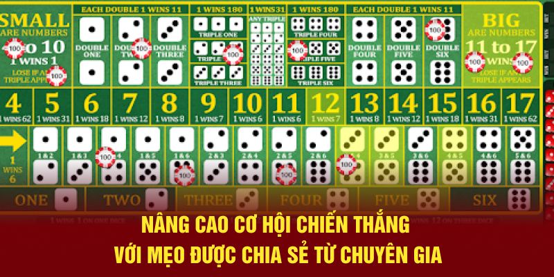 Nâng cao cơ hội chiến thắng với mẹo được chia sẻ từ chuyên gia